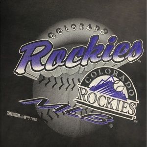 Colorado Rockies MLB Baseball Shirt 1993